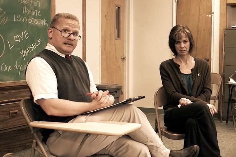 Suicide Support Group with Timothy J. Cox and Mary Hronicek (Photo courtesy of Timothy J. Cox)